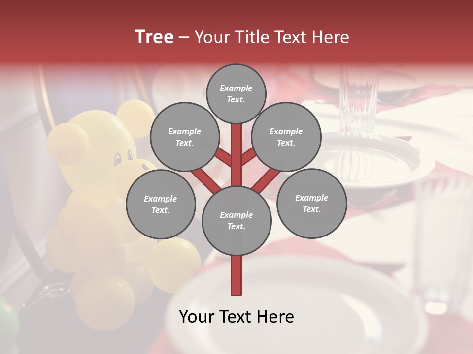 Textile Decoration White PowerPoint Template