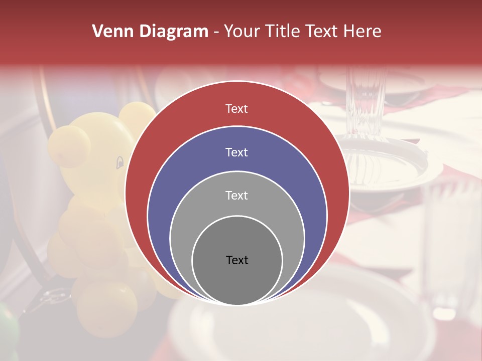 Textile Decoration White PowerPoint Template