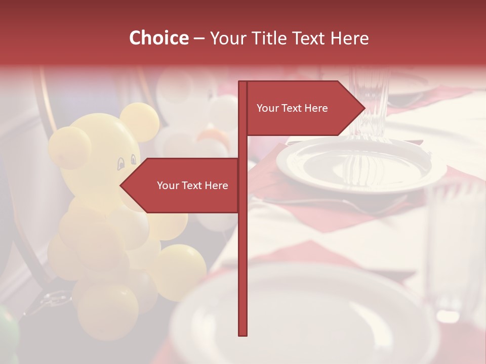 Textile Decoration White PowerPoint Template