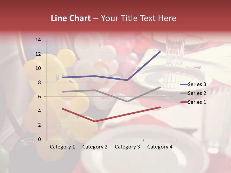 Textile Decoration White PowerPoint Template