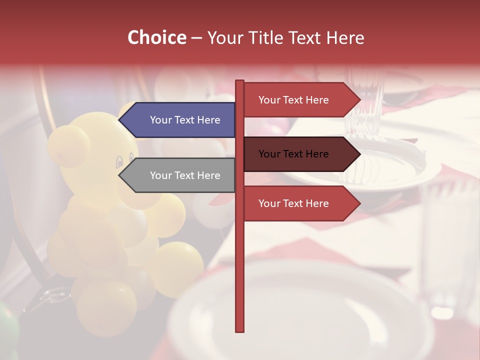 Textile Decoration White PowerPoint Template