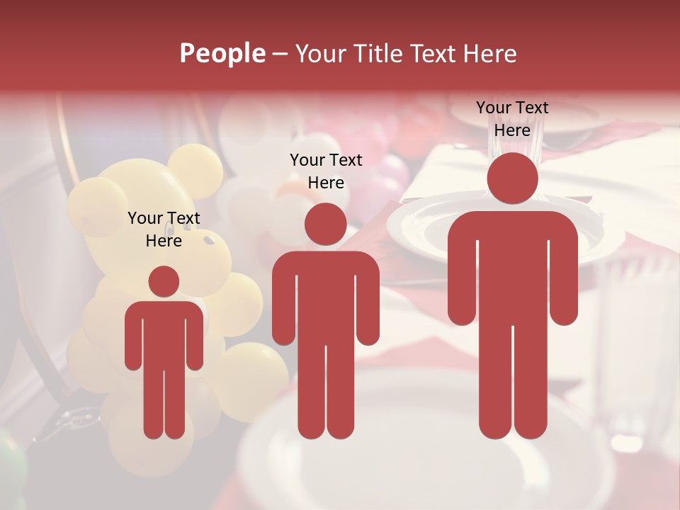 Textile Decoration White PowerPoint Template