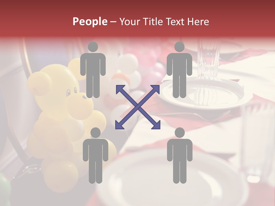 Textile Decoration White PowerPoint Template