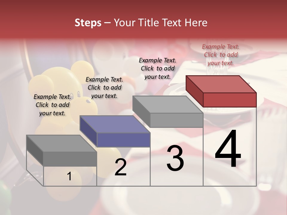 Textile Decoration White PowerPoint Template