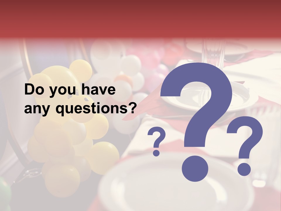 Textile Decoration White PowerPoint Template