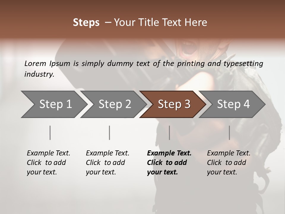 Target Crime Action PowerPoint Template