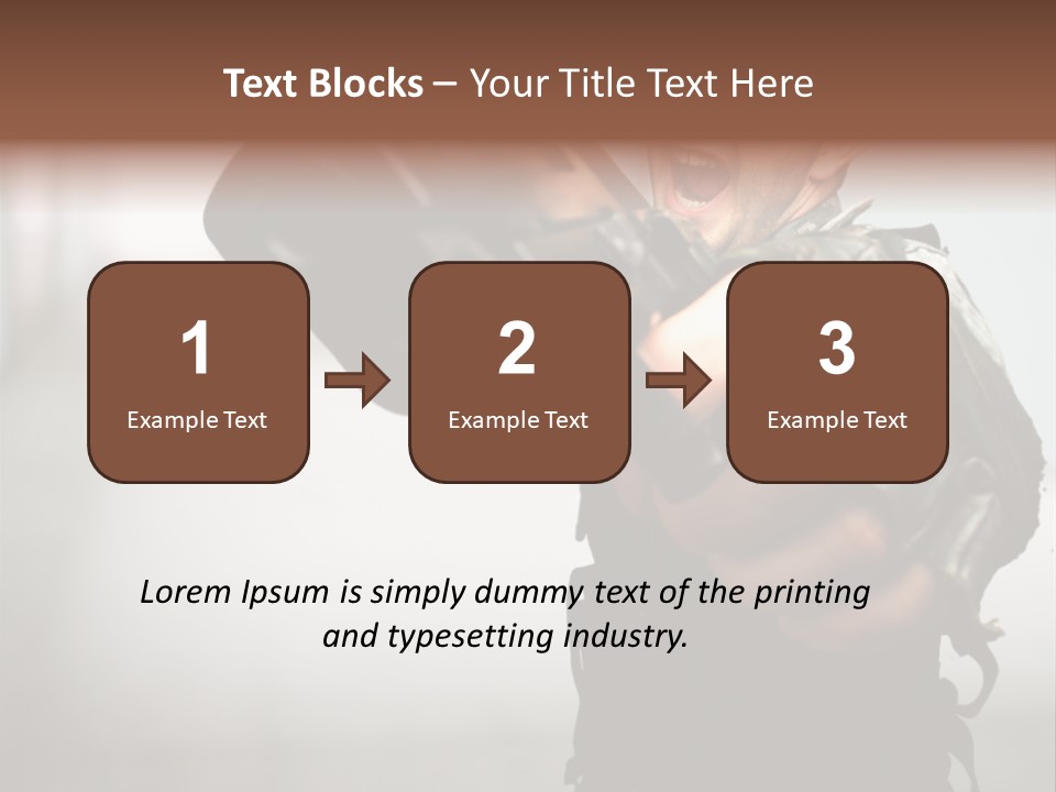 Target Crime Action PowerPoint Template