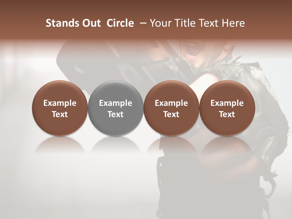Target Crime Action PowerPoint Template