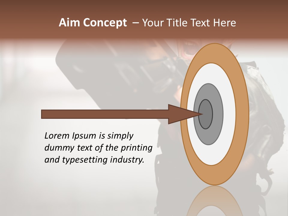 Target Crime Action PowerPoint Template