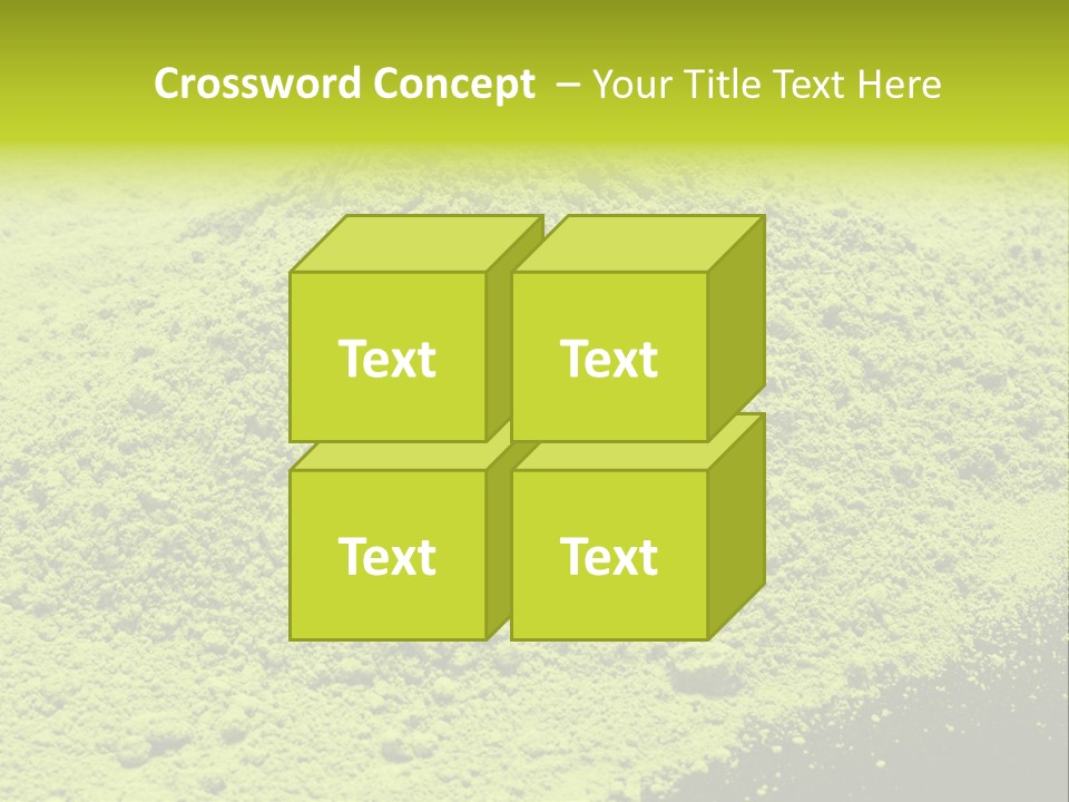 Green Maccha Tea PowerPoint Template