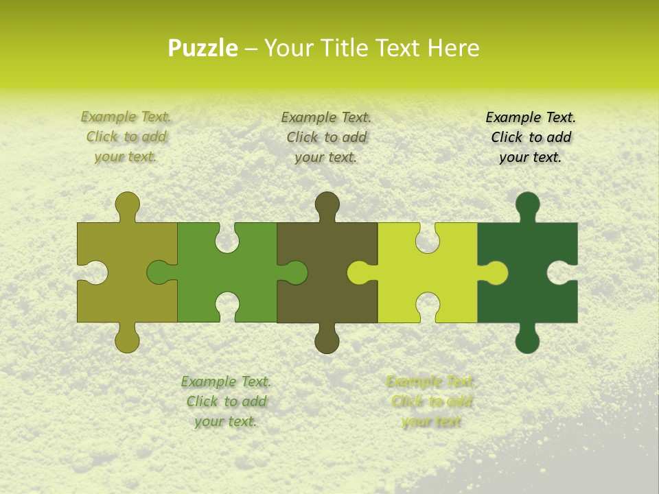 Green Maccha Tea PowerPoint Template