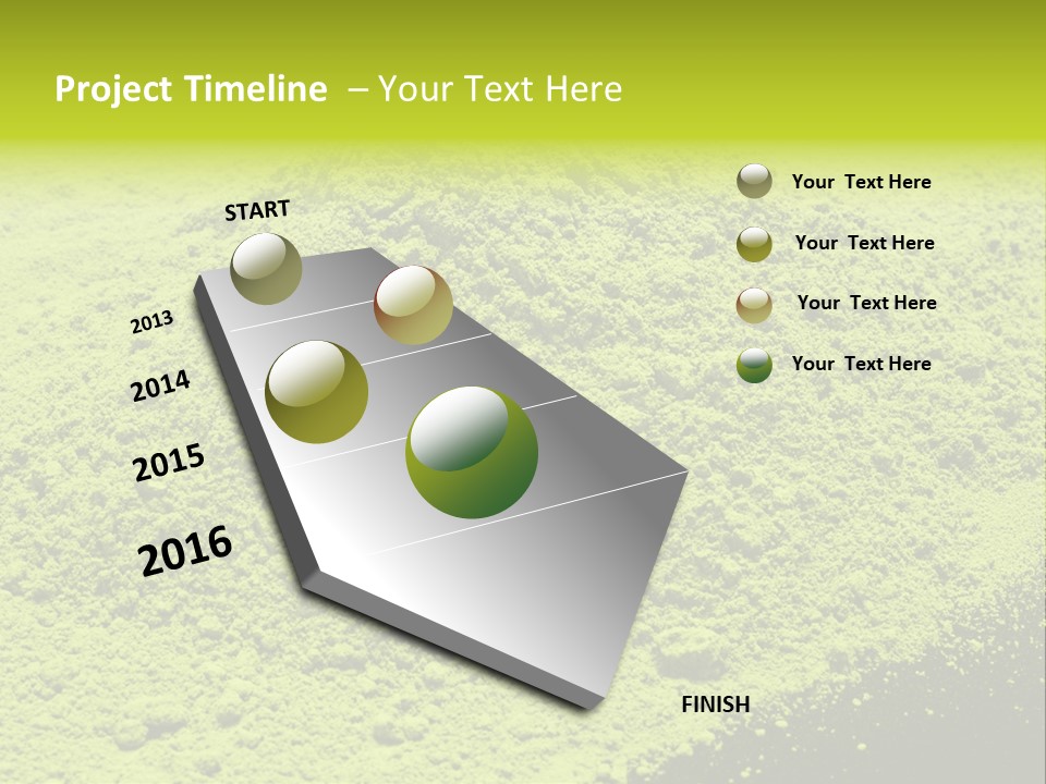 Green Maccha Tea PowerPoint Template