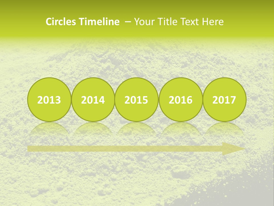 Green Maccha Tea PowerPoint Template