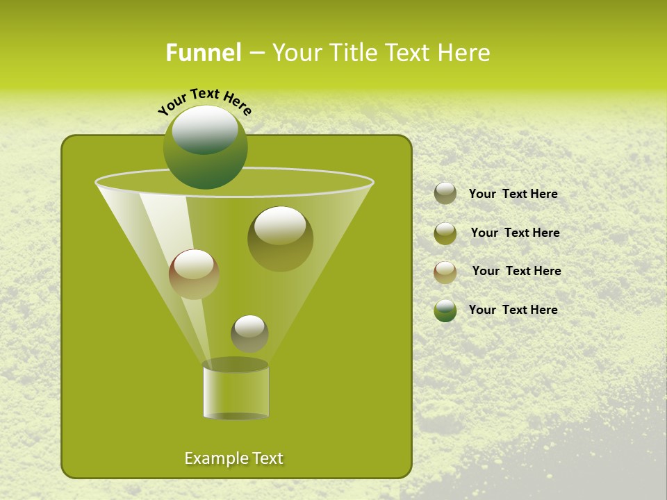 Green Maccha Tea PowerPoint Template