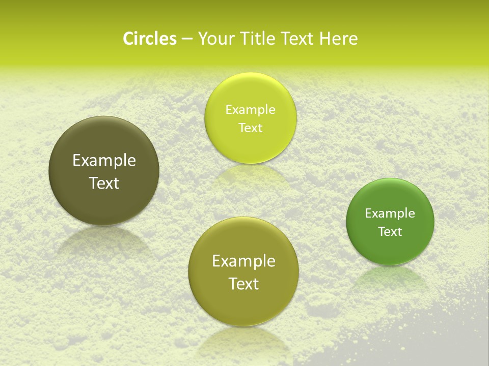 Green Maccha Tea PowerPoint Template