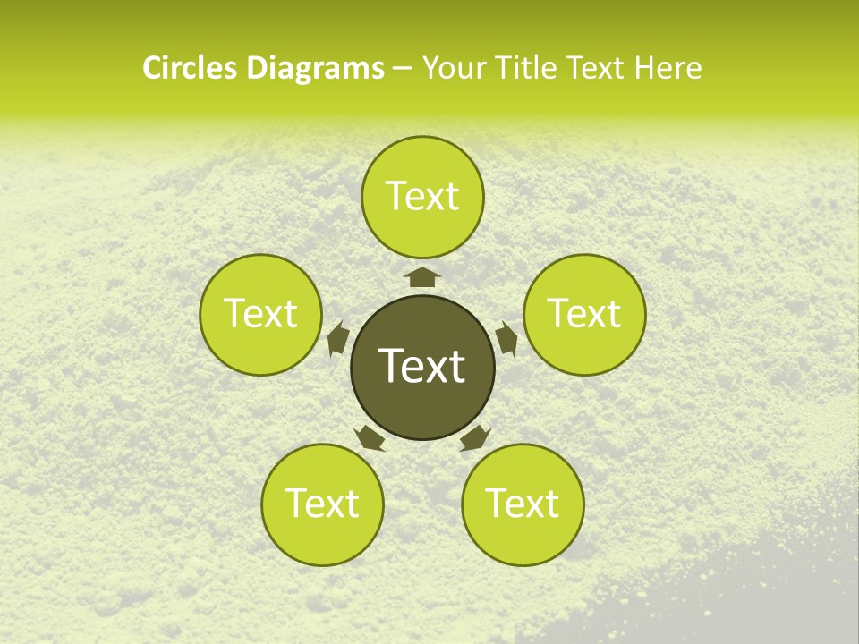 Green Maccha Tea PowerPoint Template