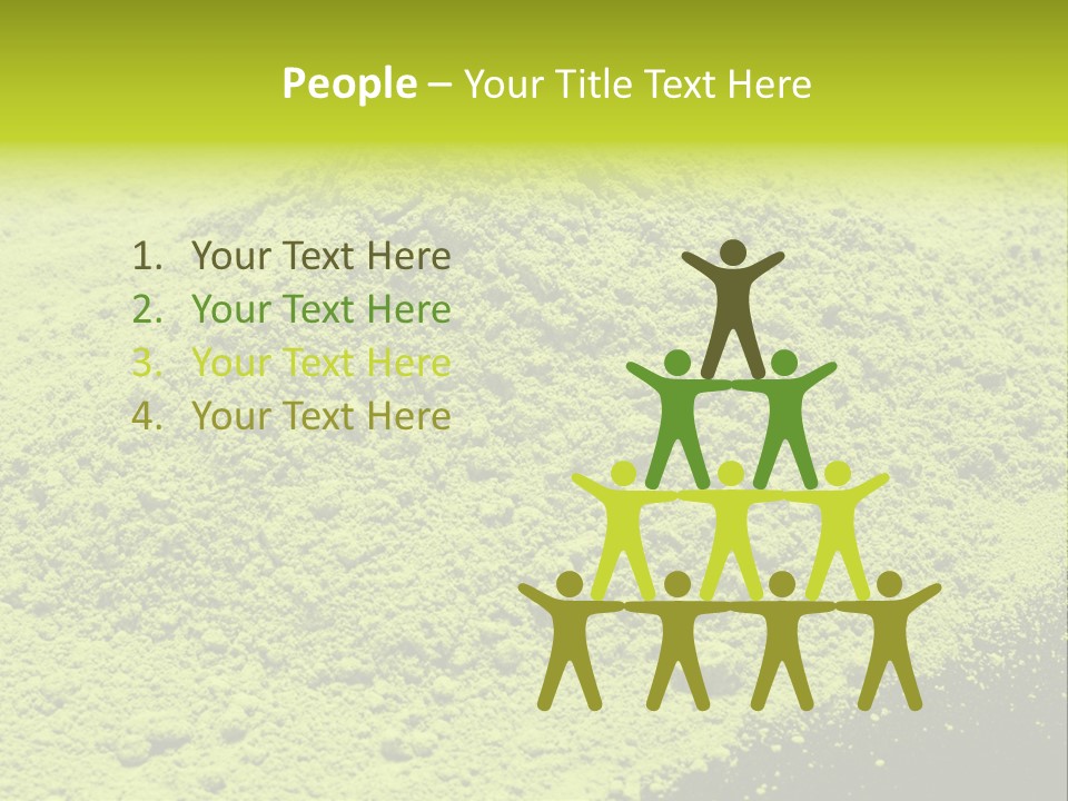 Green Maccha Tea PowerPoint Template