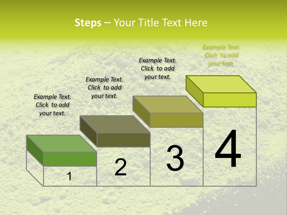 Green Maccha Tea PowerPoint Template