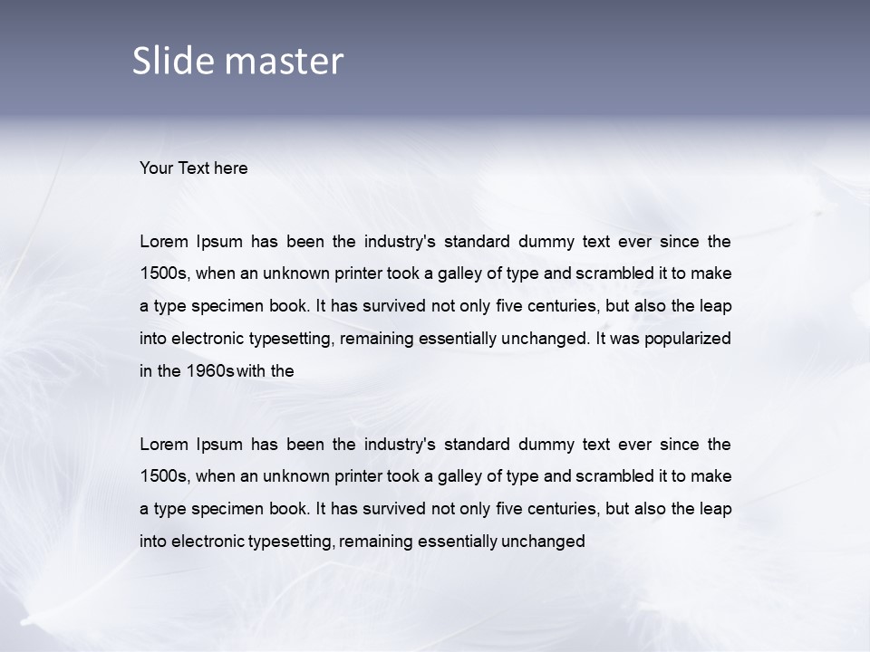 Texture Lot White PowerPoint Template