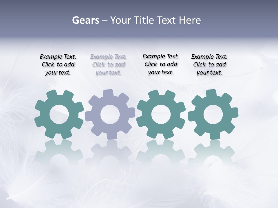 Texture Lot White PowerPoint Template