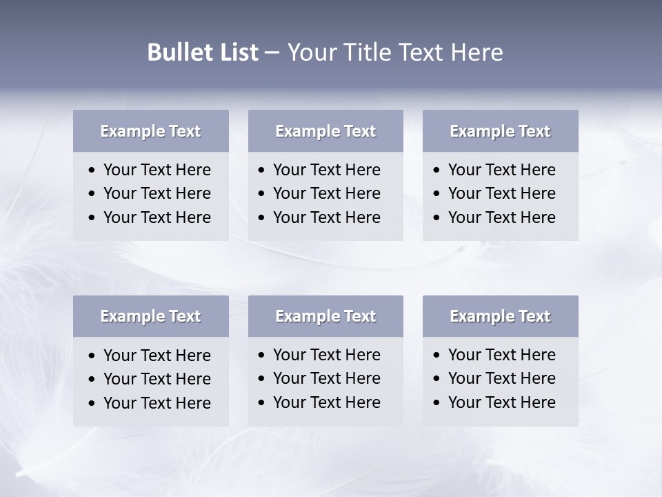 Texture Lot White PowerPoint Template