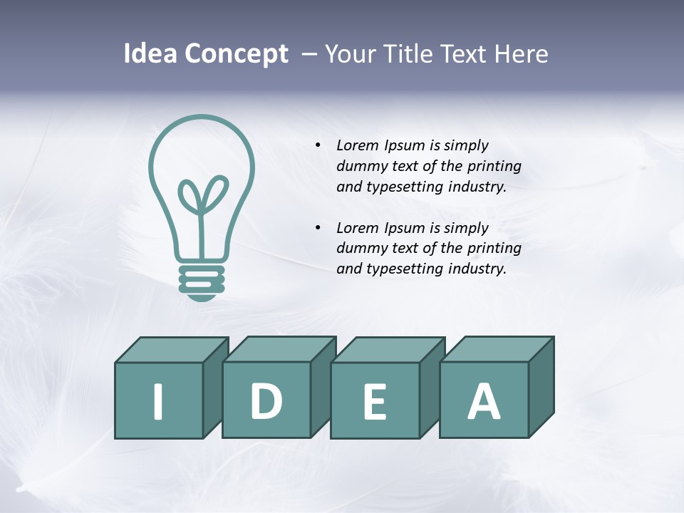 Texture Lot White PowerPoint Template