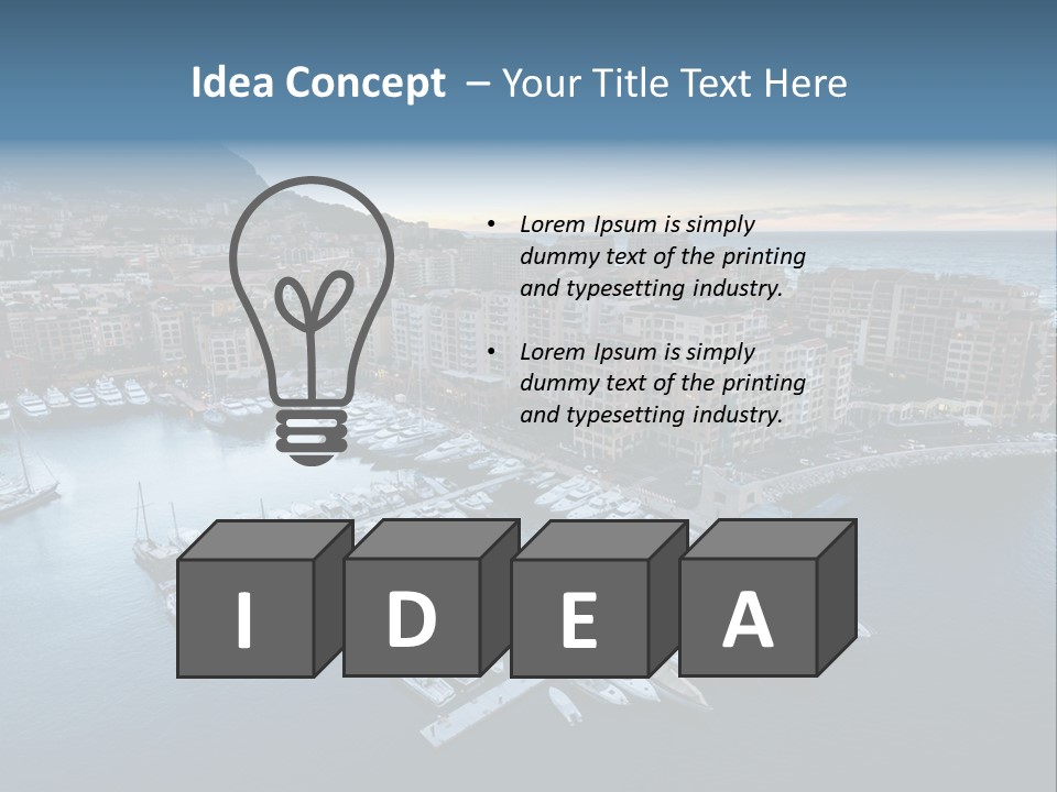 Famous Reflection Riviera PowerPoint Template