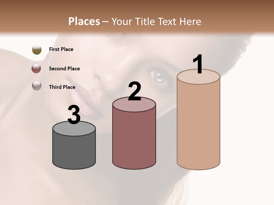 Clean Complexion Blond Hair PowerPoint Template