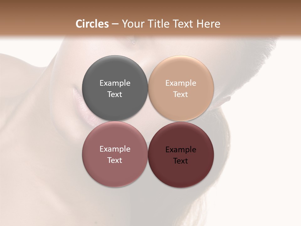 Clean Complexion Blond Hair PowerPoint Template