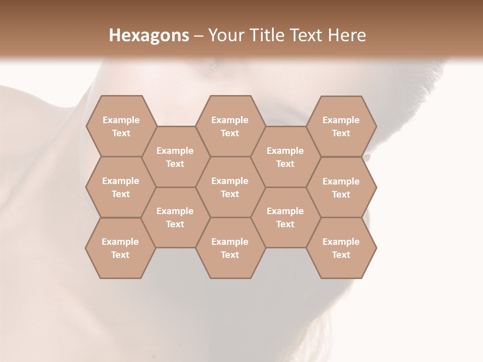 Clean Complexion Blond Hair PowerPoint Template