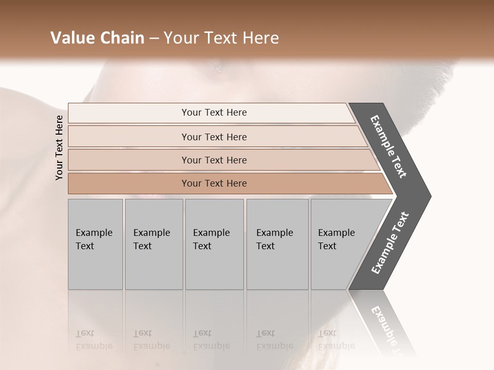 Clean Complexion Blond Hair PowerPoint Template