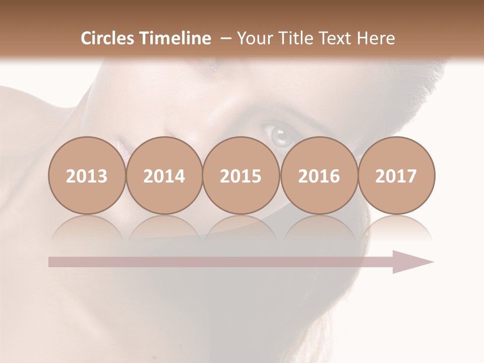 Clean Complexion Blond Hair PowerPoint Template