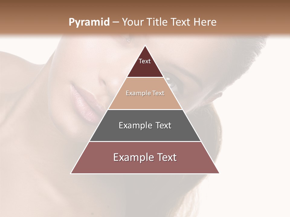 Clean Complexion Blond Hair PowerPoint Template