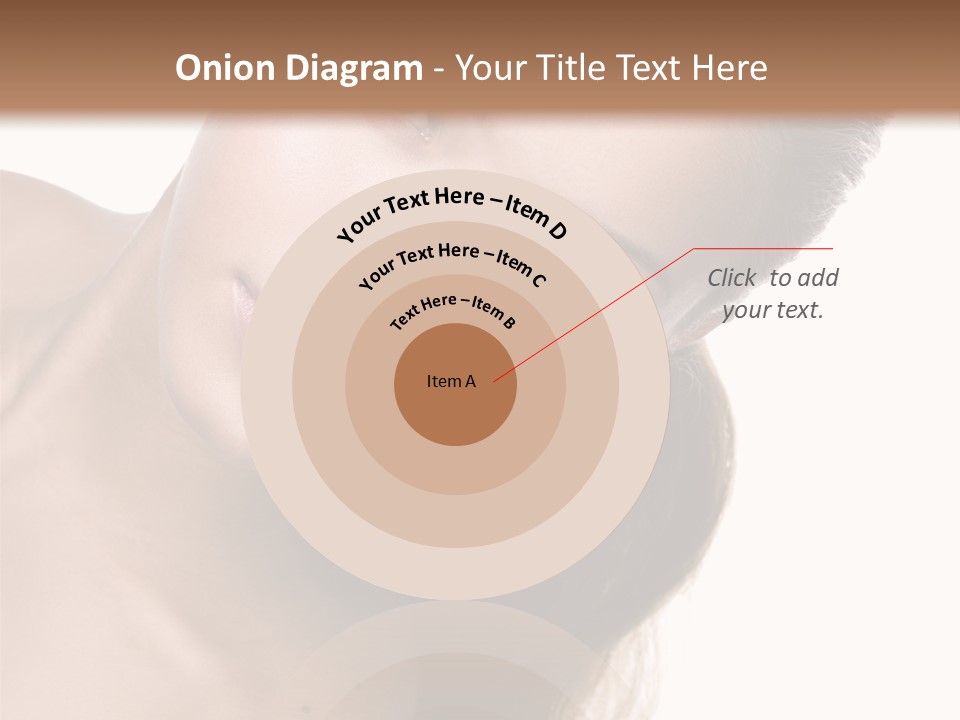 Clean Complexion Blond Hair PowerPoint Template