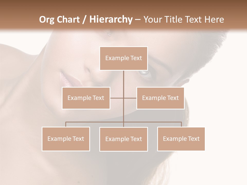 Clean Complexion Blond Hair PowerPoint Template