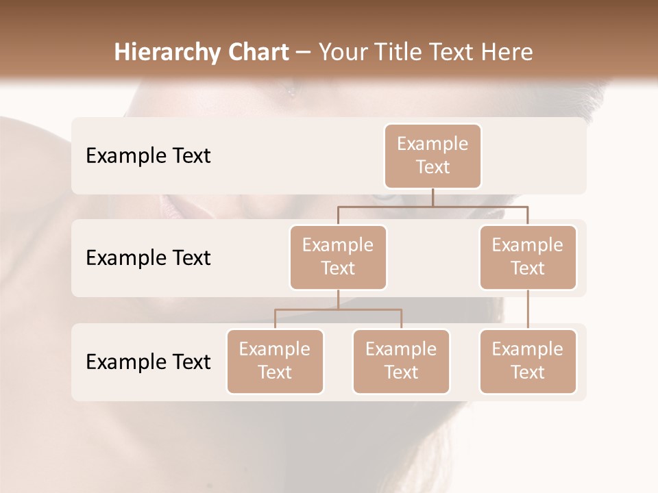 Clean Complexion Blond Hair PowerPoint Template