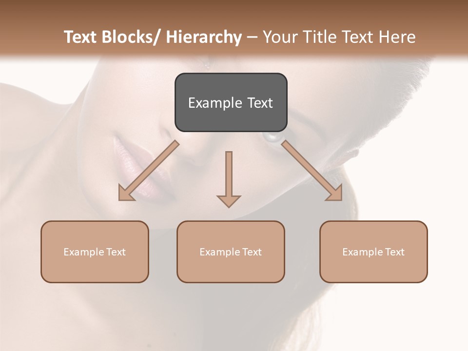 Clean Complexion Blond Hair PowerPoint Template