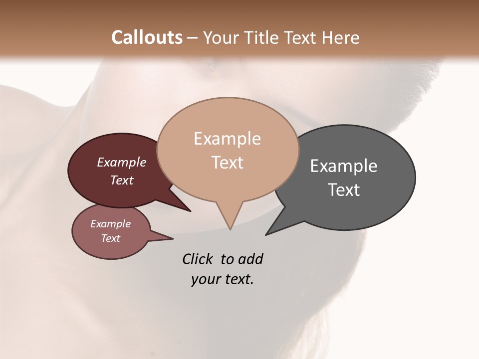 Clean Complexion Blond Hair PowerPoint Template