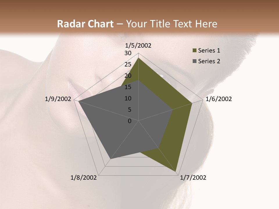 Clean Complexion Blond Hair PowerPoint Template