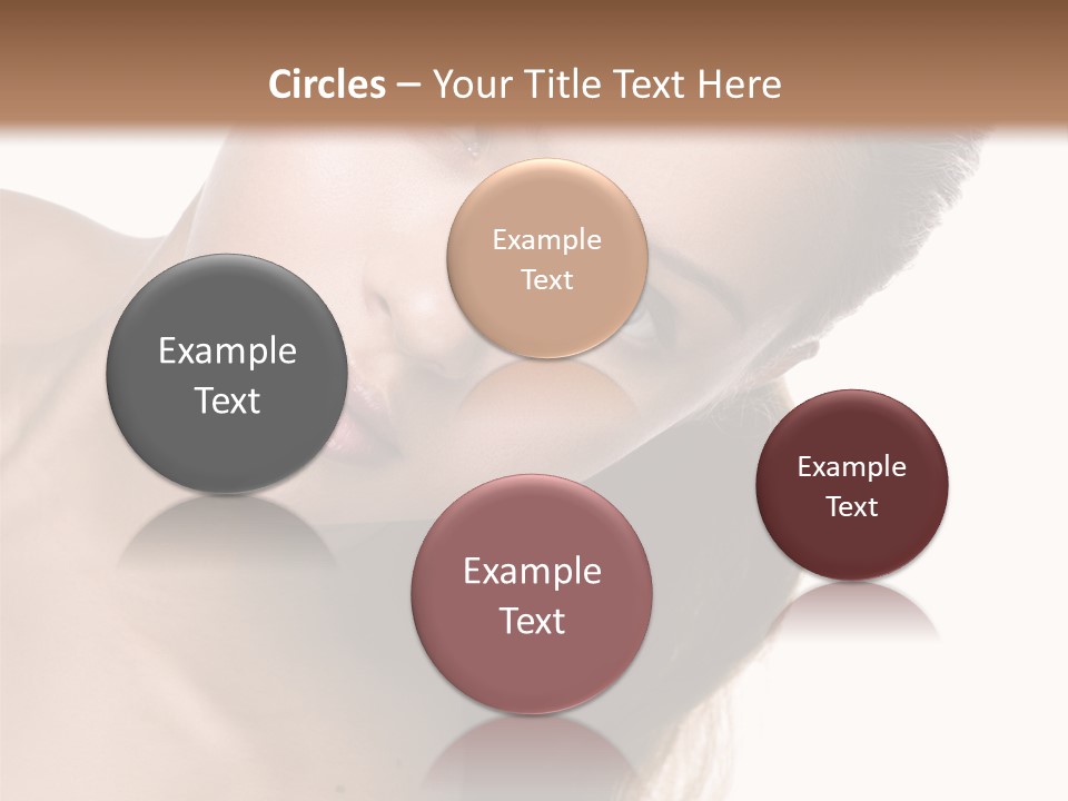 Clean Complexion Blond Hair PowerPoint Template