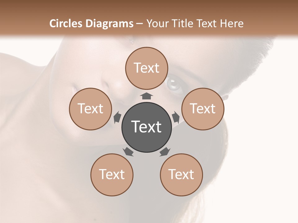 Clean Complexion Blond Hair PowerPoint Template