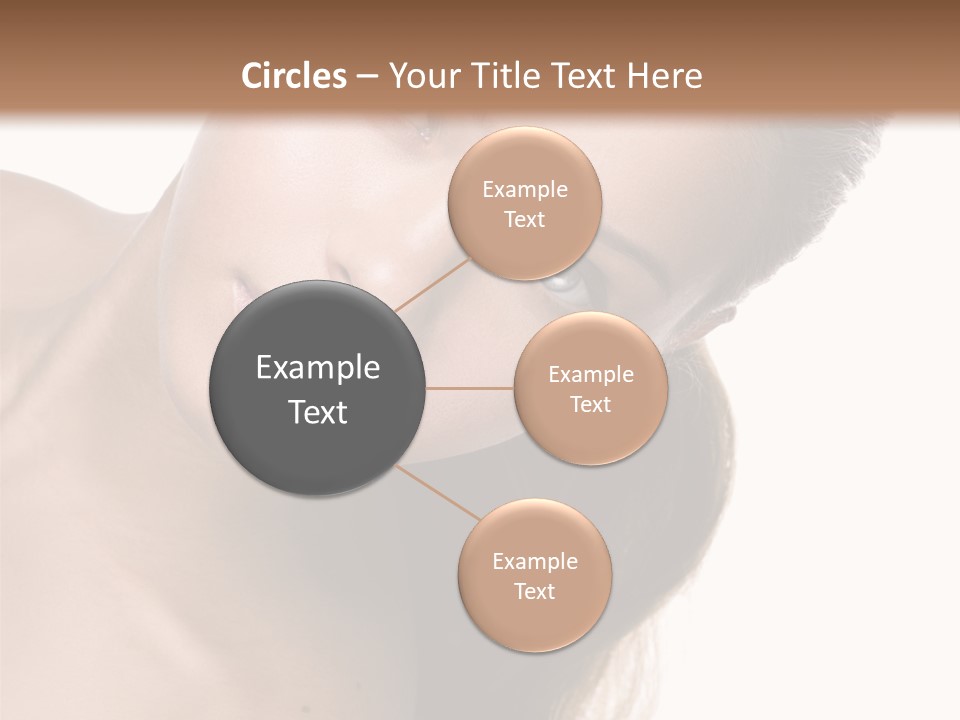 Clean Complexion Blond Hair PowerPoint Template