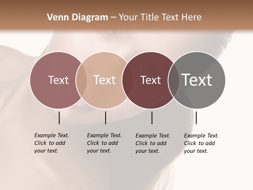 Clean Complexion Blond Hair PowerPoint Template