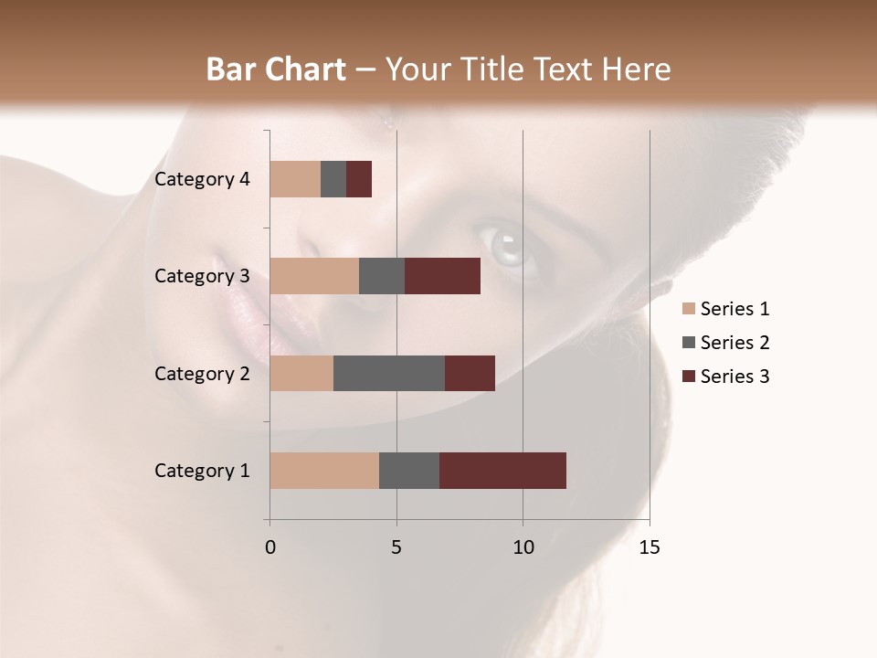 Clean Complexion Blond Hair PowerPoint Template