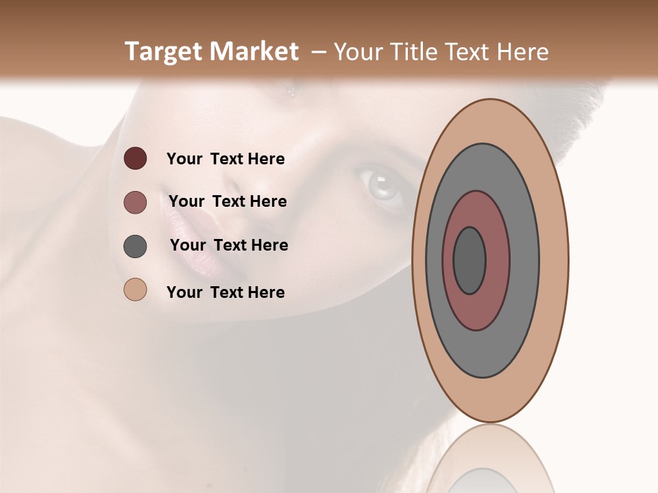 Clean Complexion Blond Hair PowerPoint Template