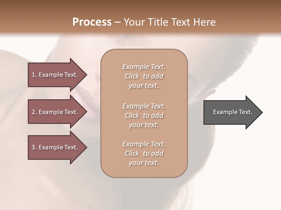 Clean Complexion Blond Hair PowerPoint Template