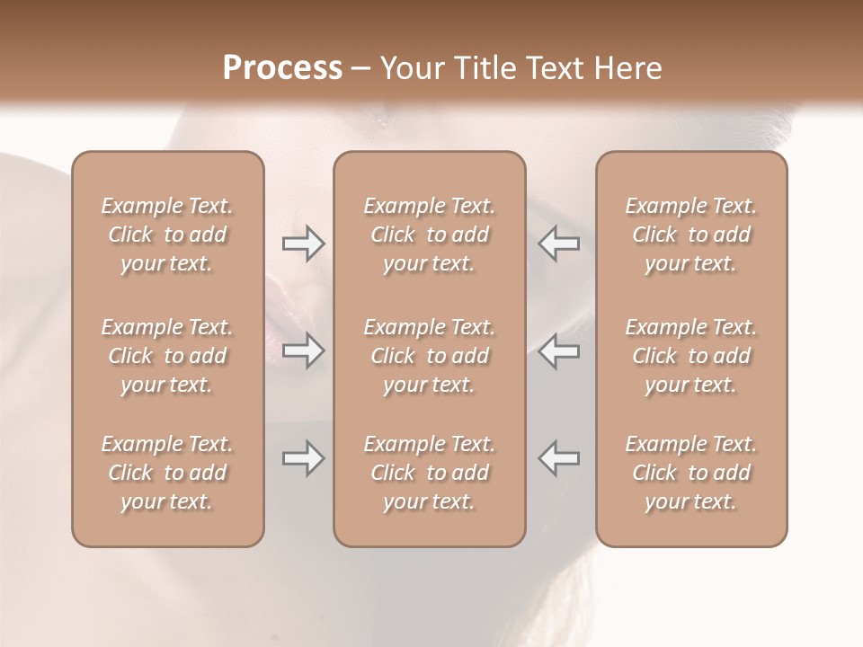 Clean Complexion Blond Hair PowerPoint Template