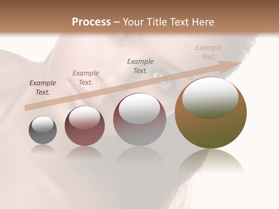 Clean Complexion Blond Hair PowerPoint Template