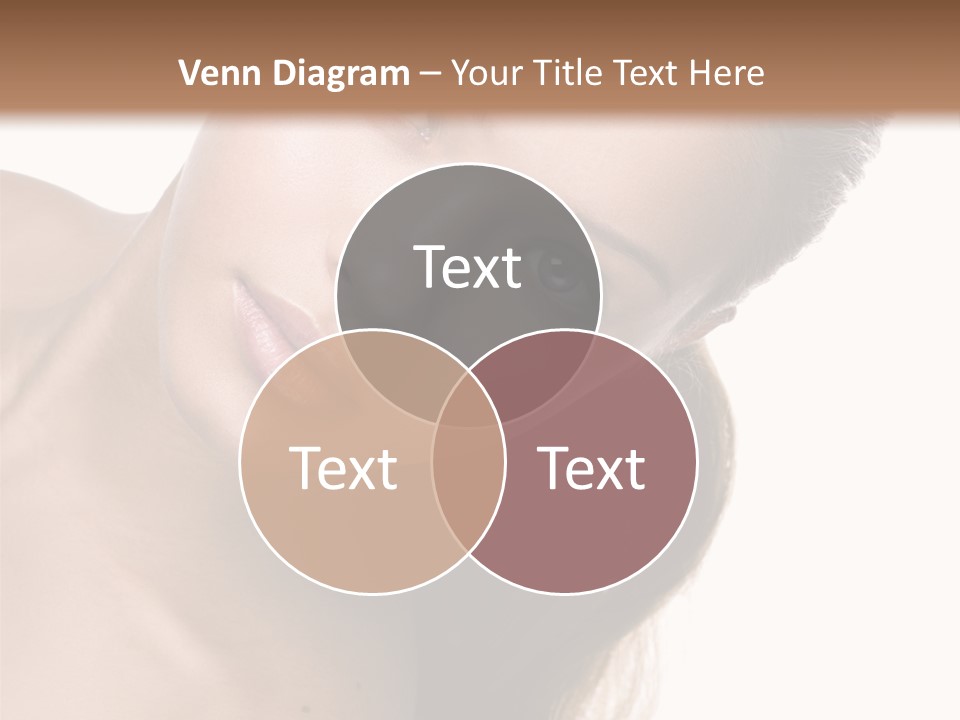 Clean Complexion Blond Hair PowerPoint Template