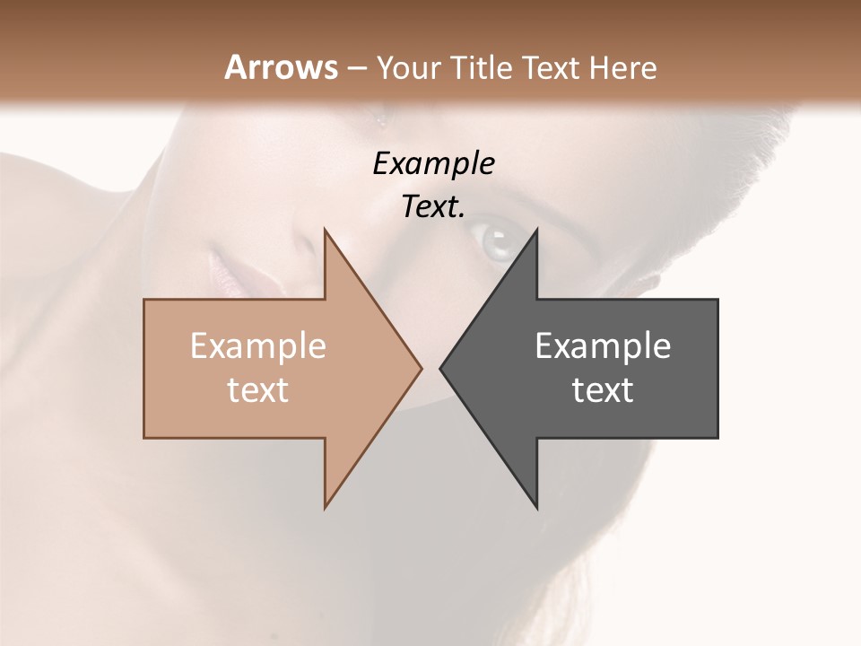 Clean Complexion Blond Hair PowerPoint Template